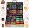 Arts and Crafts Supplies, 183-Pack Drawing Painting Set for Kids Girls Boys Teens, Coloring Art Kit Gift Case: Crayons, Oil Pastels, Watercolors Cake, Colored Pencils Markers, Sketch Paper
